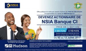 Devenez Actionnaires de NSIA Banque Côte d’Ivoire