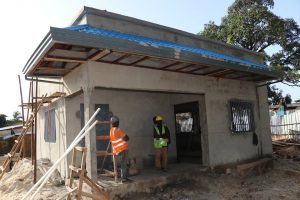 The construction of a Reading Point offered by the NSIA Foundation.